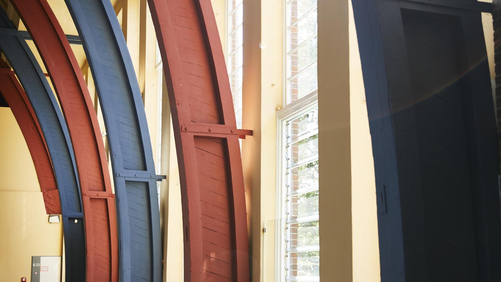 Blick in die Holstentorhalle von 1926, die die MHL seit 2007 nutzt.