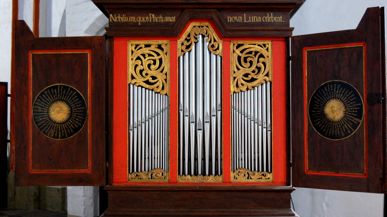 Blick auf das Richborn-Positiv in St. Jakobi zu Lübeck