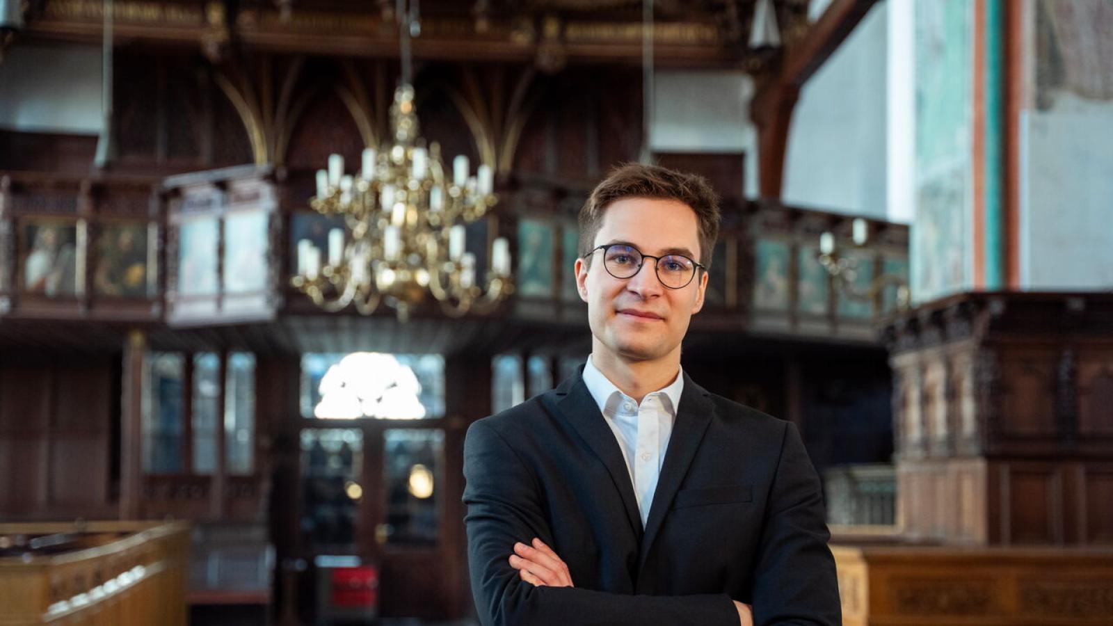 Portrait vom Organisten Gregor Früh