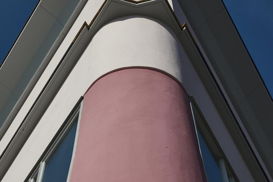 Blick auf die Gebäude-Ecke Große Petersgrube - Depenau