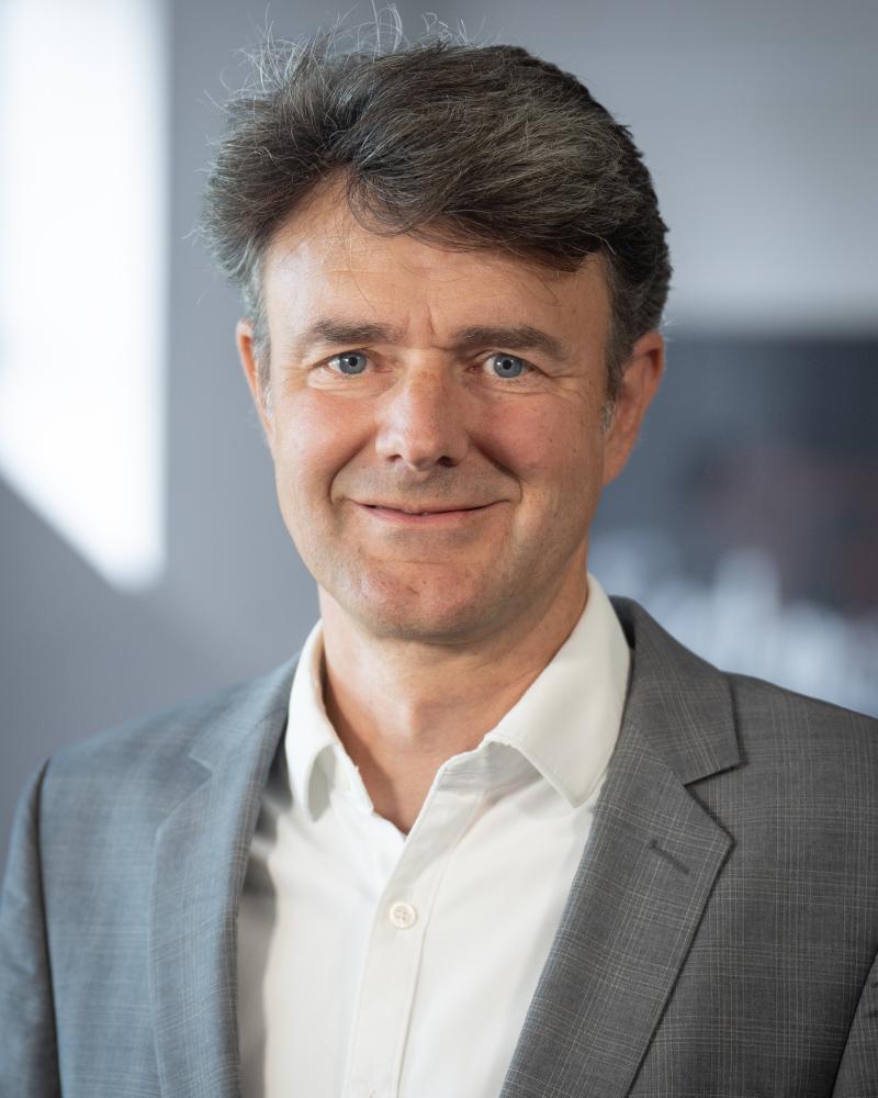 Blick auf Kanzler Andreas Nabor