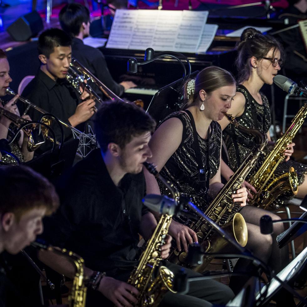 Blick auf die MHL-Bigband