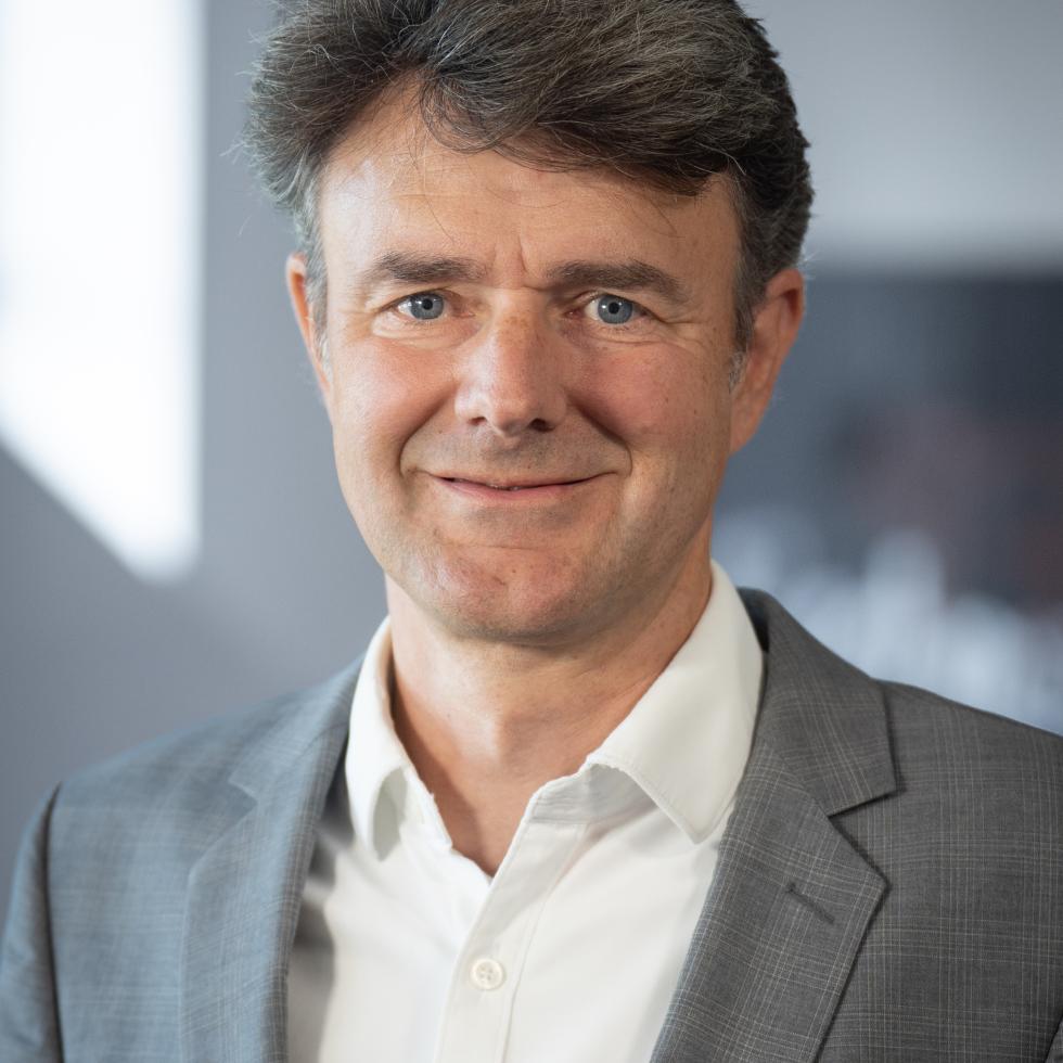 Blick auf Kanzler Andreas Nabor