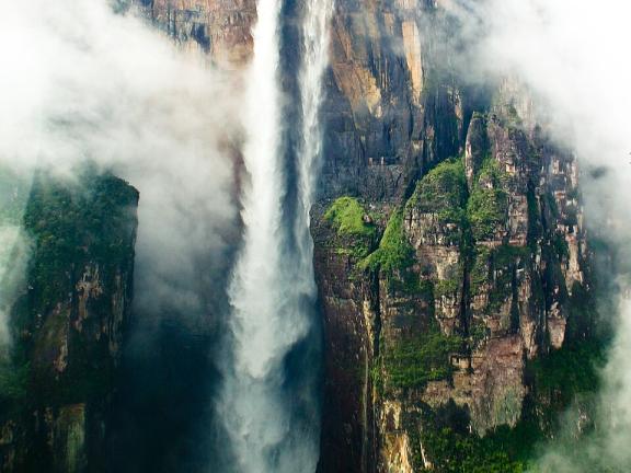 eine Venezuelanisches Wasserfall