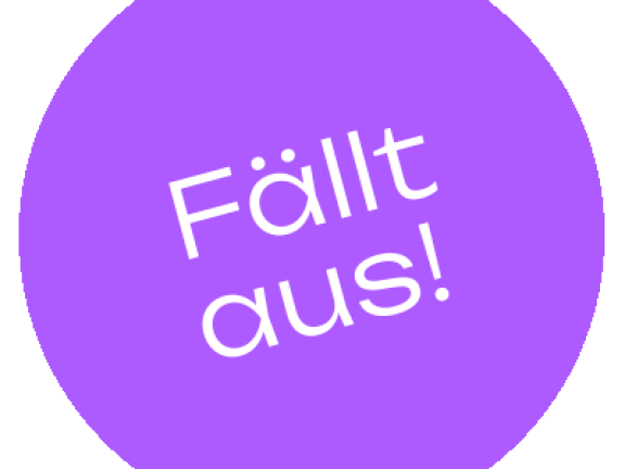 Hinweis: fällt aus
